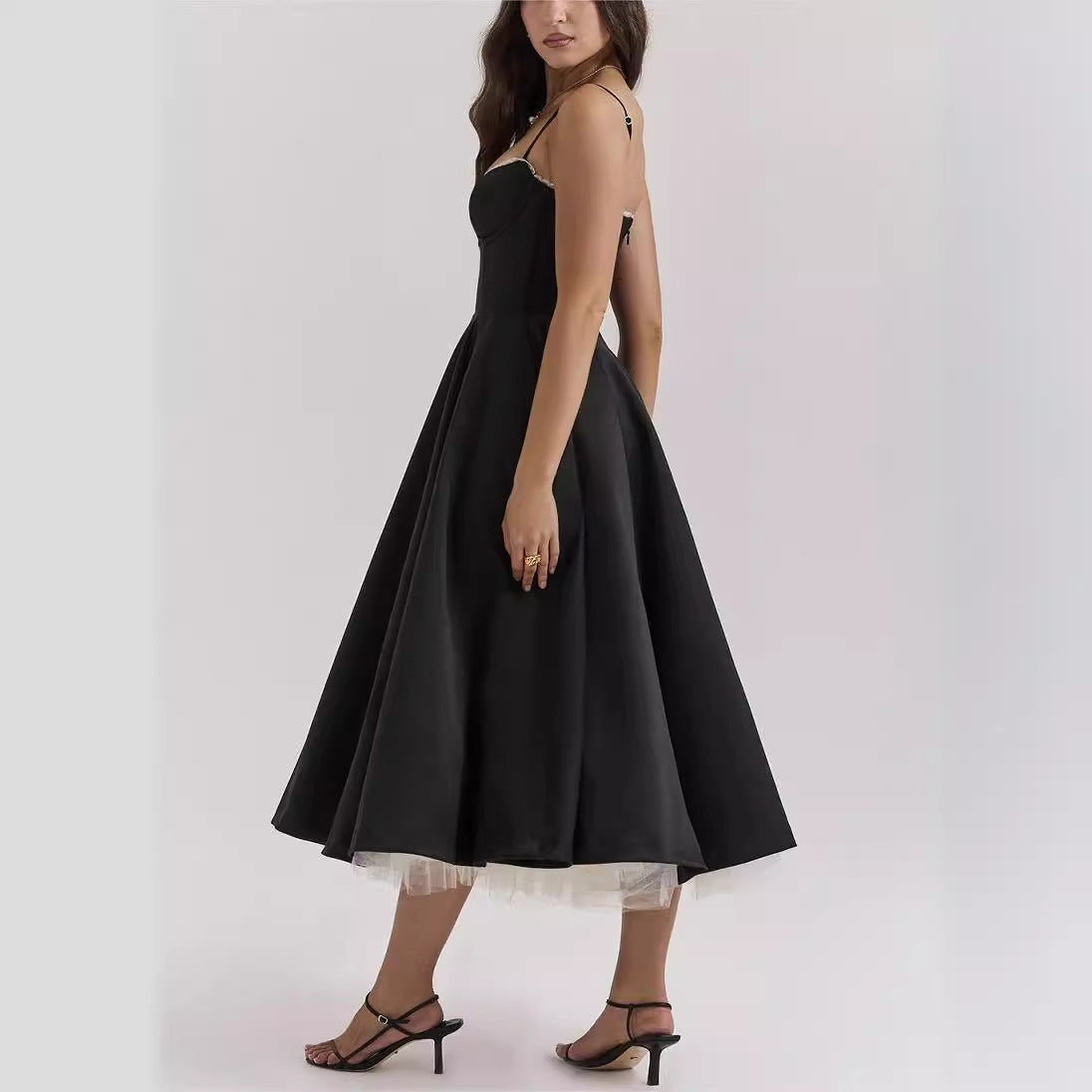 ALIZE | Party Jurk met Bustier en Tule Detail