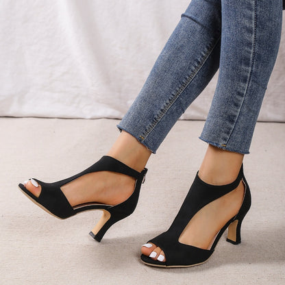 MARIELE | Open Cut-Out Hakken – Elegante Pumps met Uitsnijdingen