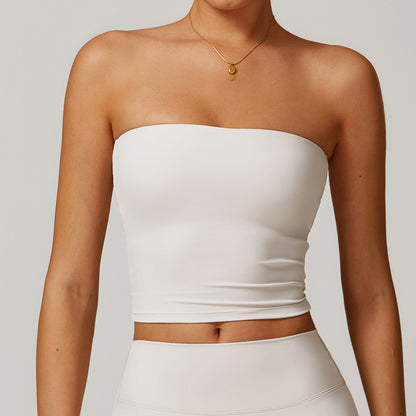 ROXAN | Strapless Bandeau Top Dames - Set van 4 of Los Verkrijgbaar - Zomerse Basic Top