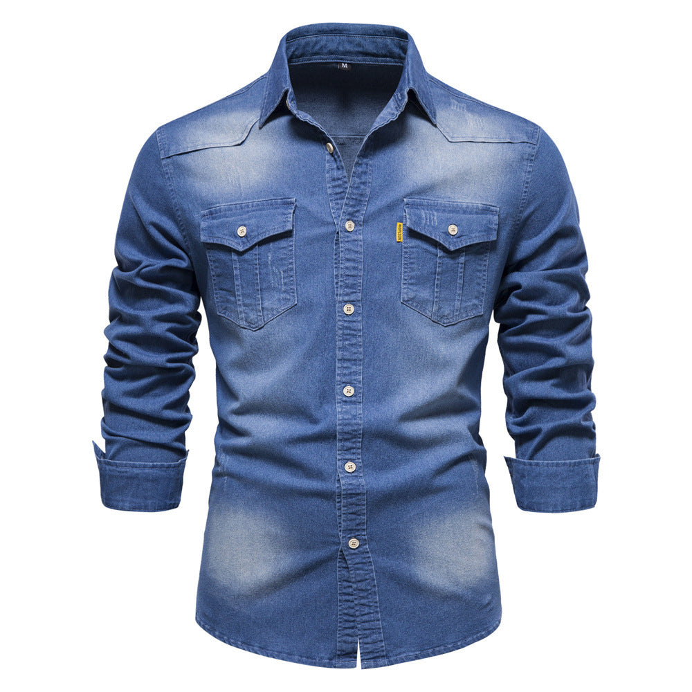 LUCAS | Tijdloos & Stoer – Denim Overhemd voor de Moderne Man