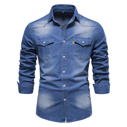 LUCAS | Tijdloos & Stoer – Denim Overhemd voor de Moderne Man