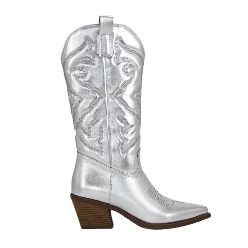 EMMA | Dames Vintage Cowboylaarzen – Stoer, Stijlvol & Comfortabel