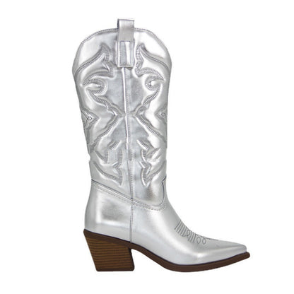 EMMA | Dames Vintage Cowboylaarzen – Stoer, Stijlvol & Comfortabel