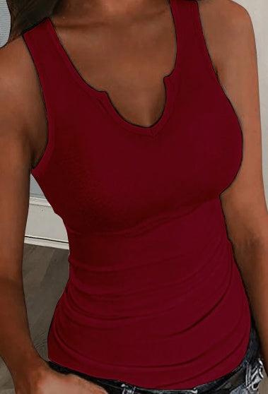 DORIEN | Singlet Top – Tijdloze Basic met Subtiele Halslijn