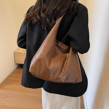 SIENNA | Schoudertas Dames – Minimalistisch Vegan Leer - Grote Shopper Bag