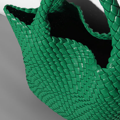 YENTE | Gevlochten Shopper – Zomerse Grote Tas met Binnenpouch