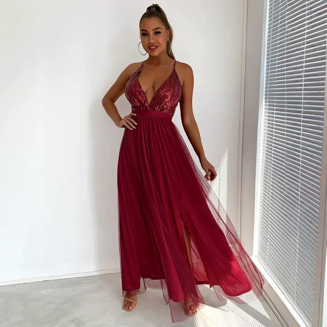 TOSCANE | Gala Tulle Jurk met Pailletten – Glamour & Elegantie