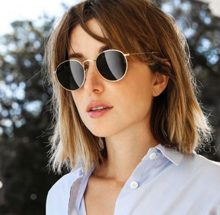 RIVER | Vintage Round Zonnebril – Klassieke Look met Moderne Flair
