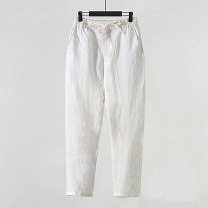 LIAM | Linnen Broek Heren Grote Maten – Comfortabel en Luchtig