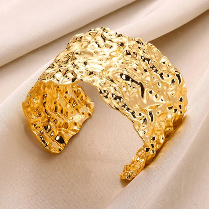 LUCIE | Goud - Zilver kleurige Cuff Armband – Statement Armbanden voor Dames