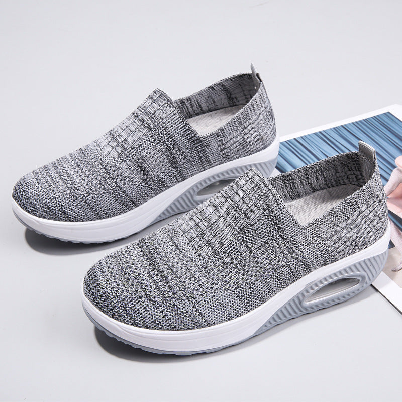 JOY | Dames Sneakers met Demping – Comfortabele Instappers met Verhoogde Zool