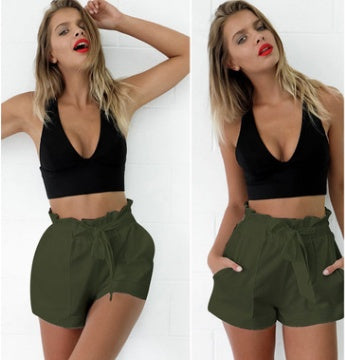 LINDA | Stijlvolle high waist paperbag short!