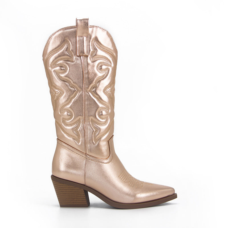 EMMA | Dames Vintage Cowboylaarzen – Stoer, Stijlvol & Comfortabel