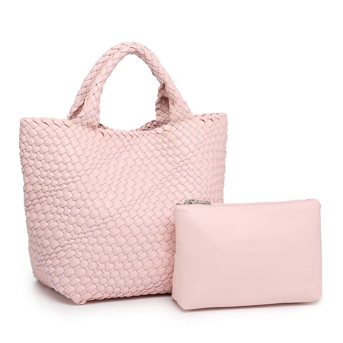 BEYZA | Gevlochten Shopper – Grote Tas met Binnenpouch Dames