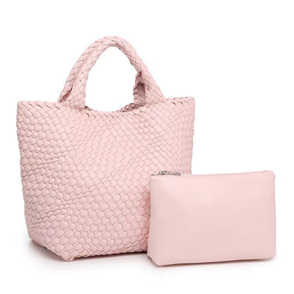 BEYZA | Gevlochten Shopper – Grote Tas met Binnenpouch Dames