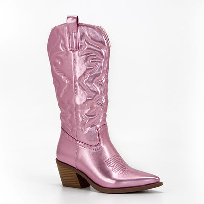 EMMA | Dames Vintage Cowboylaarzen – Stoer, Stijlvol & Comfortabel