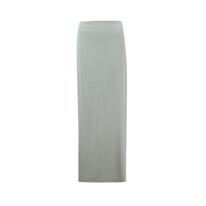NADINE | Satijnen Maxi-Rok Dames - Elegante Lange Rok
