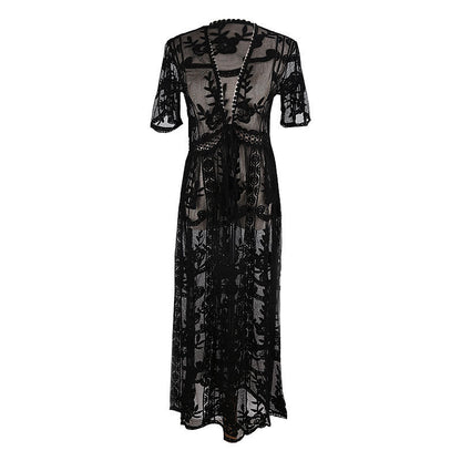 KAYLA | Lange Transparante Kimono van Kant – Bohemian Chic