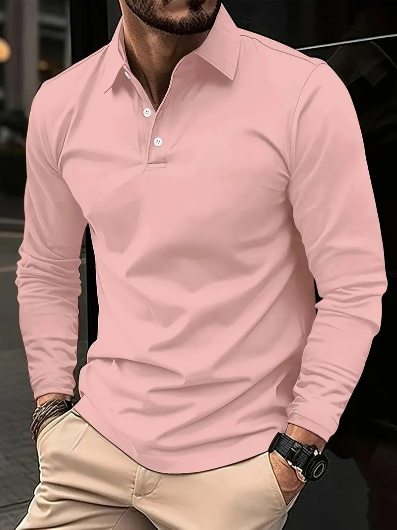 CODY | Heren Polo met Lange Mouwen – Slim Fit