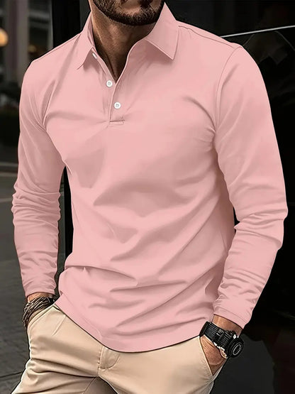 CODY | Heren Polo met Lange Mouwen – Slim Fit