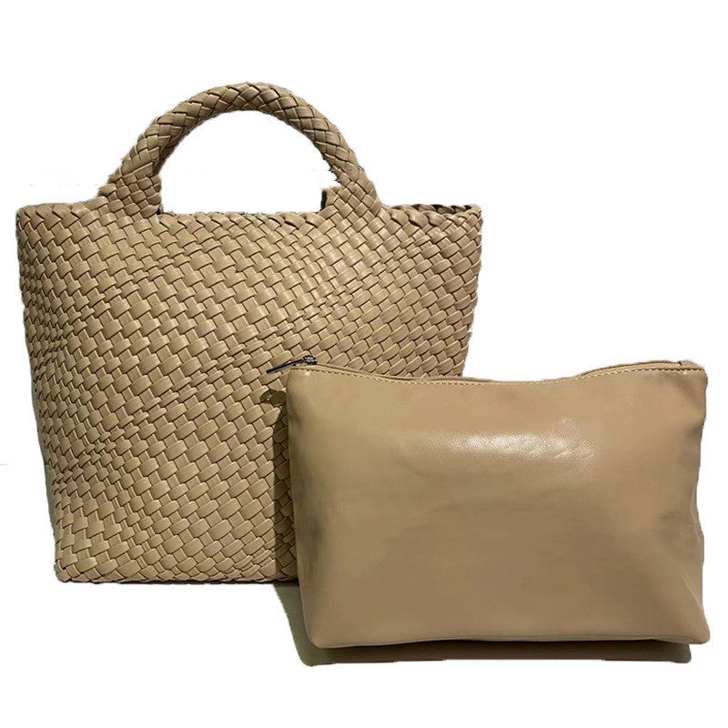 BEYZA | Gevlochten Shopper – Grote Tas met Binnenpouch Dames