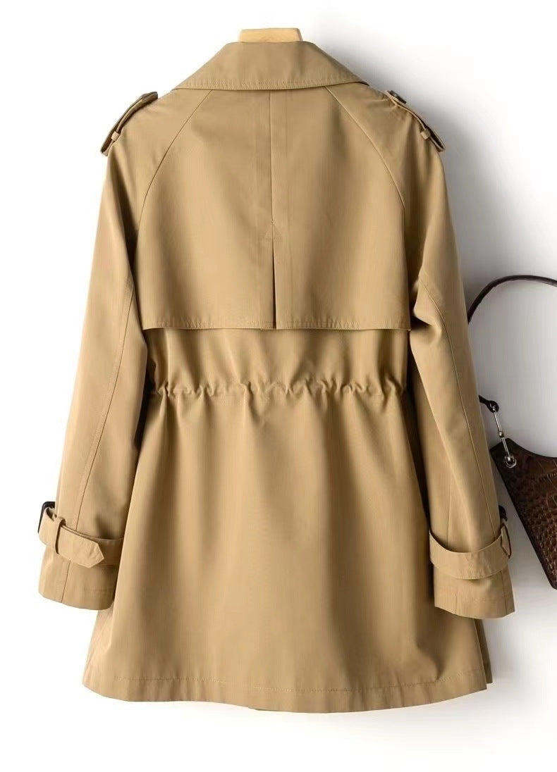 MARIEKE | Klassieke Korte Trenchcoat Dames – Waterafstotend & Tijdloos