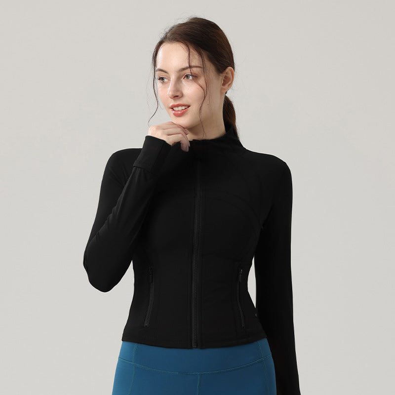BIBI | Define Active Sportjack – Stretch Jacket met Gouden Rits