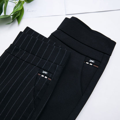 MONICA | Zwarte Stretch Damesbroek voor Elke Gelegenheid –  Slim & Stijlvol
