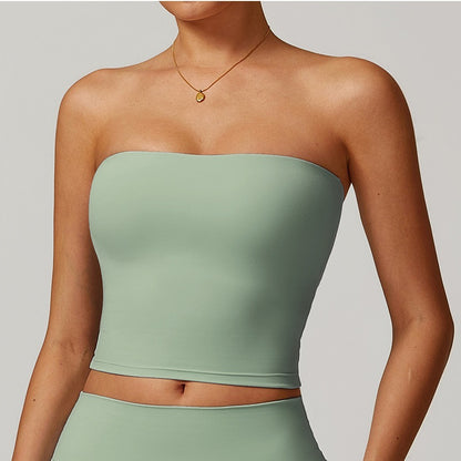 ROXAN | Strapless Bandeau Top Dames - Set van 4 of Los Verkrijgbaar - Zomerse Basic Top