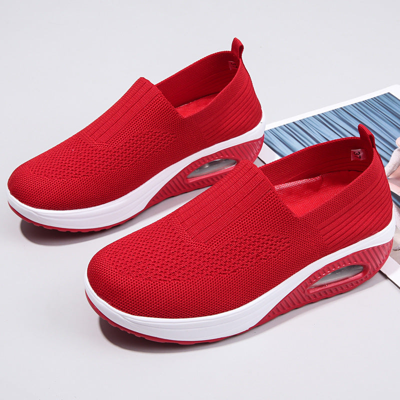 JOY | Dames Sneakers met Demping – Comfortabele Instappers met Verhoogde Zool