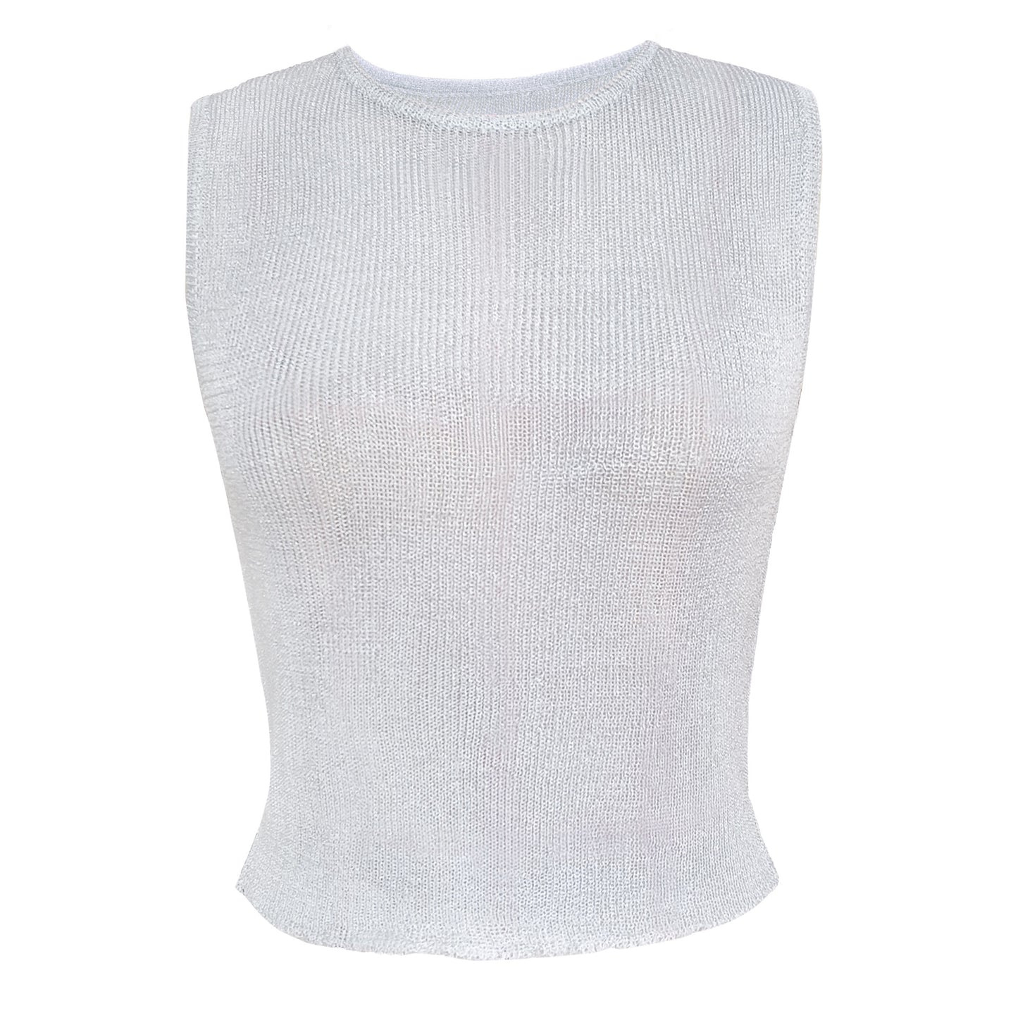 KARI | Glitter Mouwloze Top – Chic, Trendy & Perfect voor een Party Look