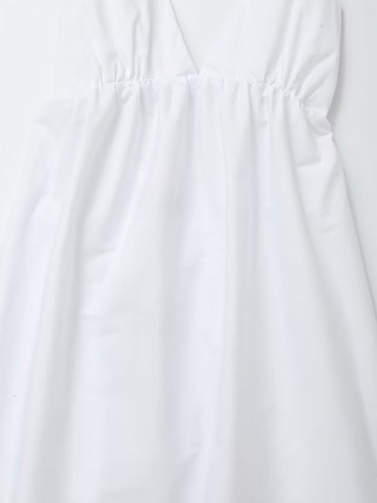 FLORA | Zomerse Maxi Jurk met Spaghettibandjes - Luchtige Katoenen Jurk Dames