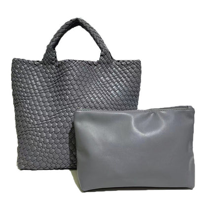 BEYZA | Gevlochten Shopper – Grote Tas met Binnenpouch Dames