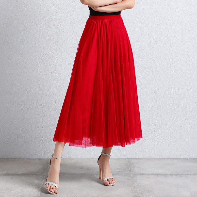 JANA | Tule Maxi Rok – Luchtige Gelaagde Rok voor Dames