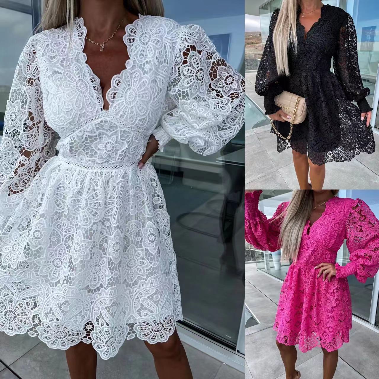 MIRABEL | Elegante Kanten Jurk – Romantische Zomerjurk Dames