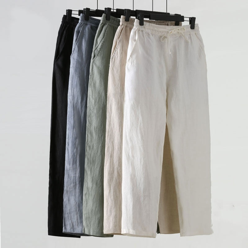 LIAM | Linnen Broek Heren Grote Maten – Comfortabel en Luchtig