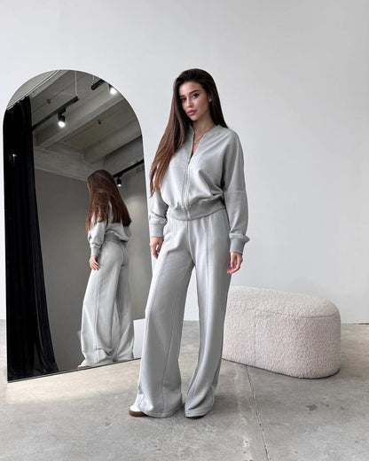 VICTORIA | Oversized Joggingpak Dames – Loungewear Set van Zacht Katoen