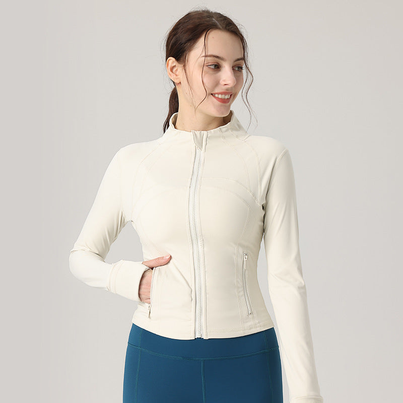 BIBI | Define Active Sportjack – Stretch Jacket met Gouden Rits