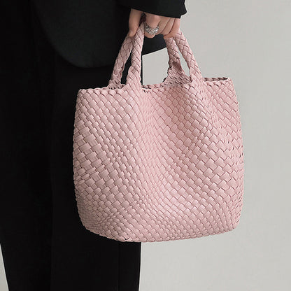 BEYZA | Gevlochten Shopper – Grote Tas met Binnenpouch Dames