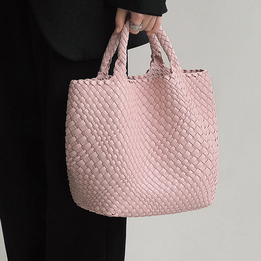 BEYZA | Gevlochten Shopper – Grote Tas met Binnenpouch Dames