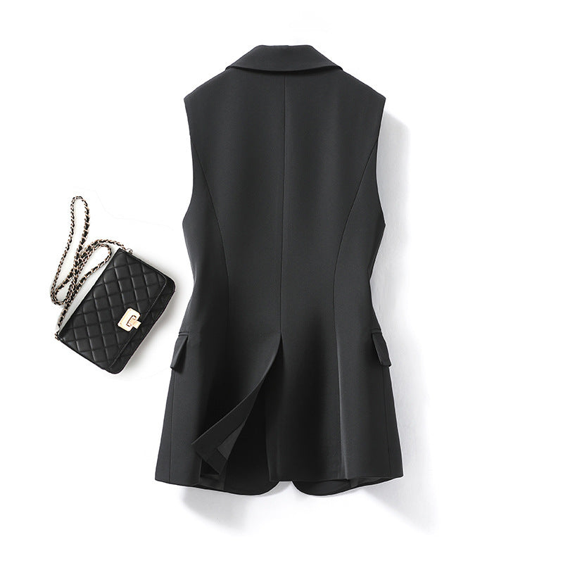 GITTY | Tailored Mouwloze Blazer – Elegante Layering Musthave