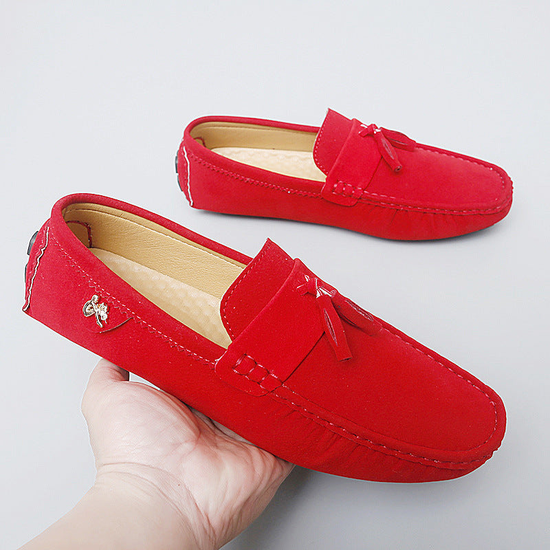 JOSHUA | Suède Loafers Heren – Casual Instappers met Kwastjes