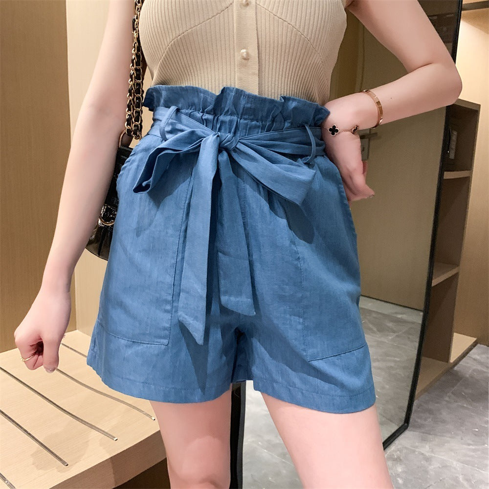 LINDA | Stijlvolle high waist paperbag short!