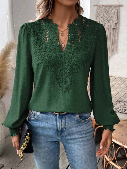 ESTHER | Blouse met Kant en Boho Touch – Tijdloos Elegant