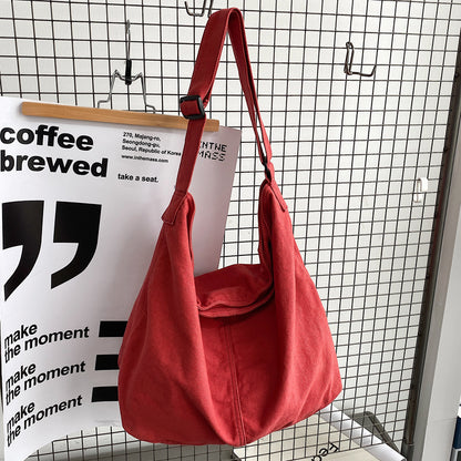 AURELIE | Minimalistische Canvas Schoudertas – Praktisch & Stijlvol