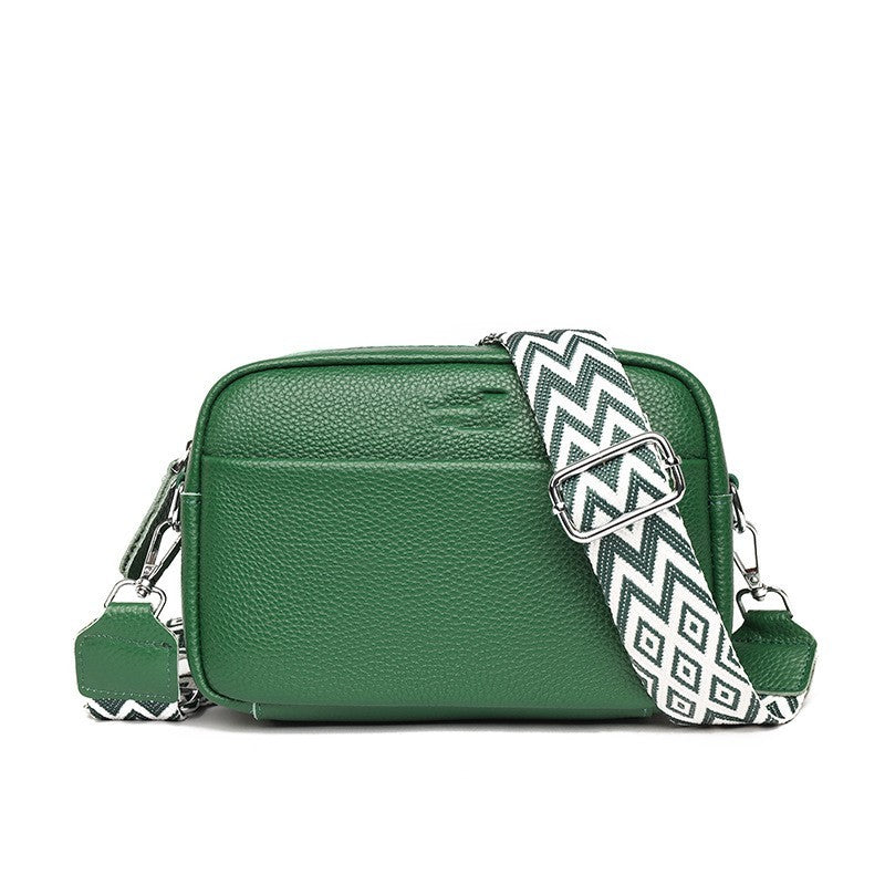 FABIA | Crossbody Tas met Grafische Schouderband – Trendy & Praktisch