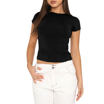 SIEN | Tijdloos T-shirt voor Dames – Lange mouwen en korte mouwen