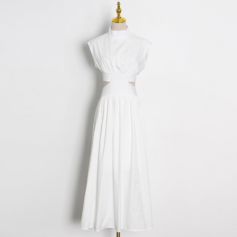 ELY | Cotton Cut-Out Maxi Jurk – Luchtige Klasse in Katoen