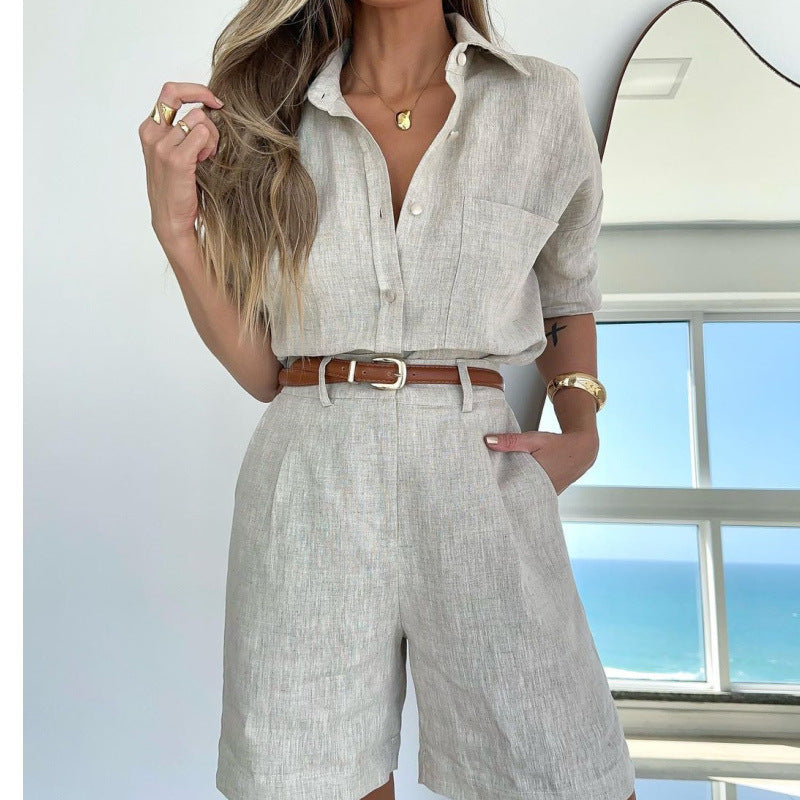 MAXIME | Stijlvol Linnen Damespak – Voor een Frisse & Chique Zomerlook