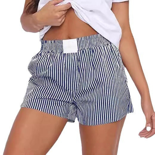 YOLIEN | Gestreepte Loungewear Shorts – Comfortabel & Trendy